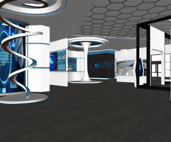 Modern Exhibition Hall-ID:380240928