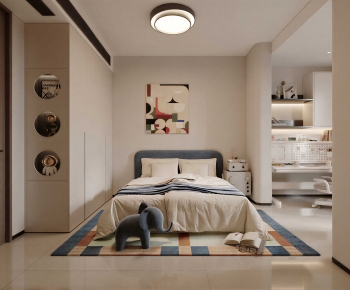 Modern Boy's Room And Son's Room-ID:841943034