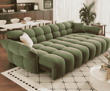 Modern Three-seat Sofa-ID:709007023
