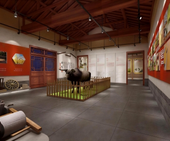 New Chinese Style Exhibition Hall-ID:140404942