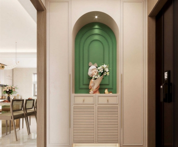 French Style Shoe Cabinet-ID:810246947