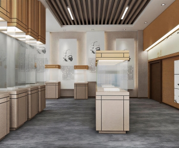 New Chinese Style Exhibition Hall-ID:110014924
