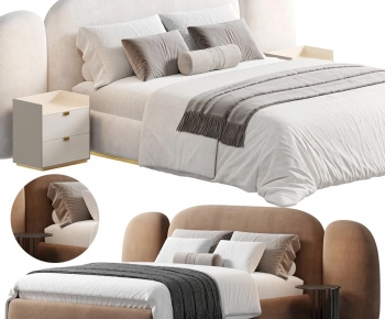 Modern Double Bed-ID:979932073