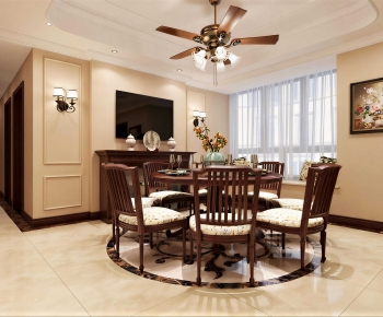American Style Dining Room-ID:375640495