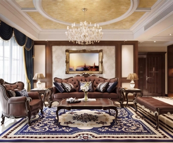 European Style A Living Room-ID:458321091