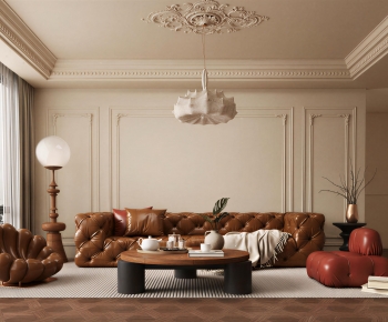 French Style A Living Room-ID:924658067