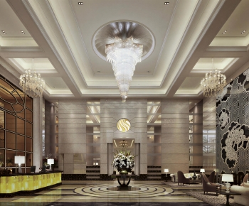 Simple European Style Office Reception Desk-ID:676256902