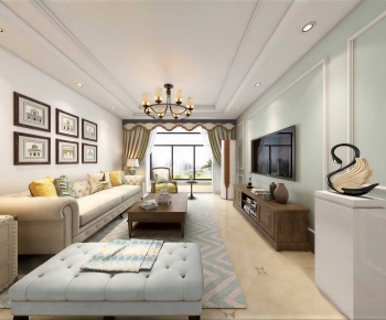 American Style A Living Room-ID:630550458