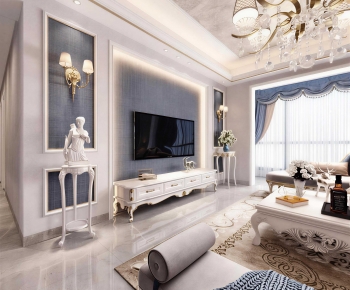 European Style A Living Room-ID:554728039