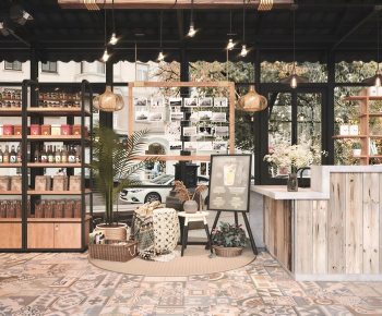 Retro Style Retail Stores-ID:542748936