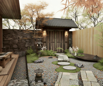 Japanese Style Courtyard/landscape-ID:891721968