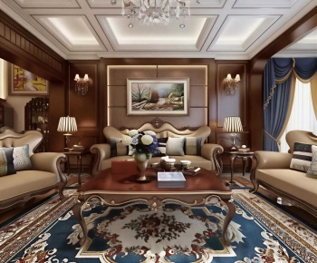American Style A Living Room-ID:637757068