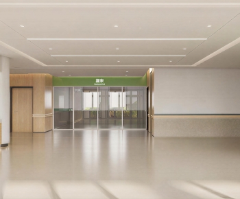 Modern Hospital Hall-ID:102849031