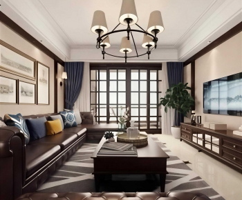 American Style A Living Room-ID:295957097