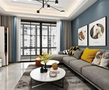 Nordic Style A Living Room-ID:125586035