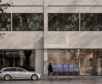 Modern Appearance Of Commercial Building-ID:158754112