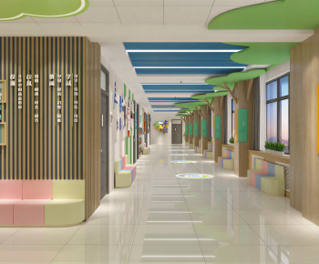 Modern Children's Kindergarten-ID:714454899