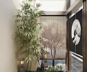 New Chinese Style Plant Landscaping-ID:852099907
