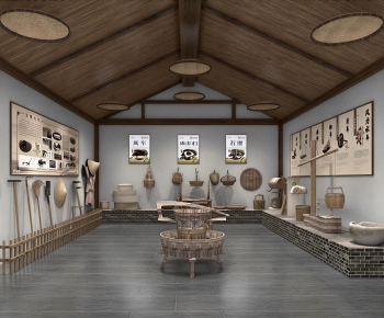 New Chinese Style Exhibition Hall-ID:417644983