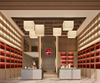 New Chinese Style Retail Stores-ID:172525889