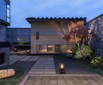 New Chinese Style Courtyard/landscape-ID:451544059