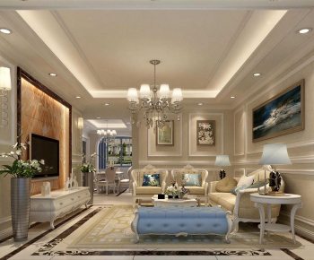 European Style A Living Room-ID:182939055