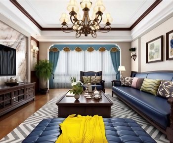 American Style A Living Room-ID:837740997