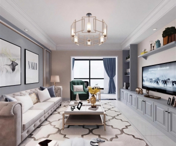 American Style A Living Room-ID:830611942