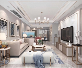 American Style A Living Room-ID:886482006