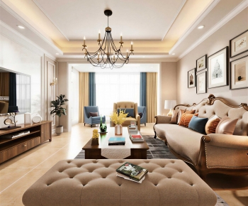 American Style A Living Room-ID:406713013