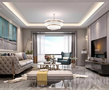 American Style A Living Room-ID:809679037