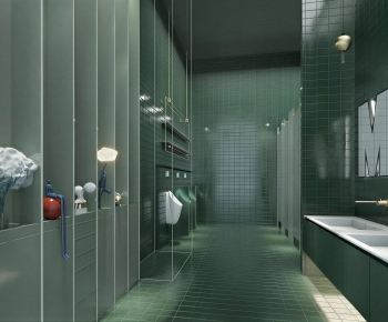 Modern Public Toilet-ID:762804996