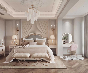 French Style Bedroom-ID:741640096