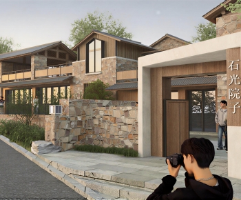 Modern Appearance Of Commercial Building-ID:239239934