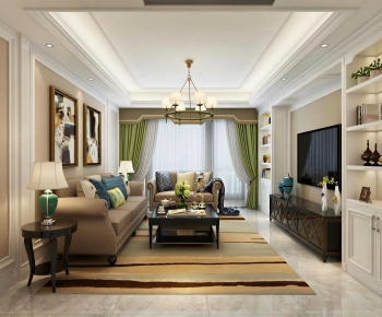 American Style A Living Room-ID:766819951