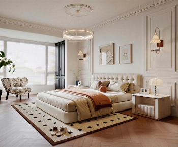 French Style Bedroom-ID:108179098