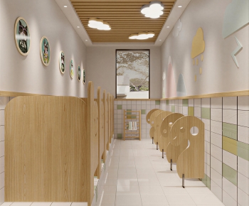 Modern Children's Restroom-ID:739896067