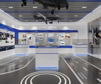 Modern Exhibition Hall-ID:682360896