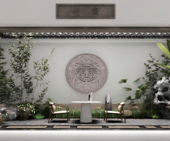 New Chinese Style Garden-ID:158286092