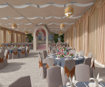 Modern Banquet Hall-ID:684308057