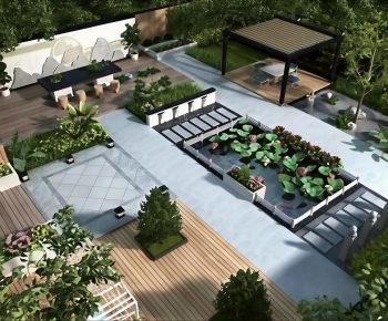 New Chinese Style Courtyard/landscape-ID:243491899