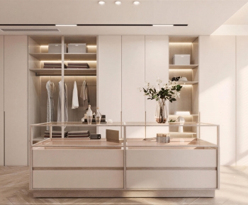 Modern Clothes Storage Area-ID:603378065