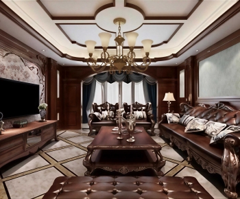 American Style A Living Room-ID:130040635