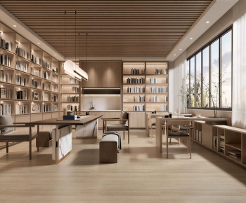 New Chinese Style Bookstore Book Bar-ID:180869136
