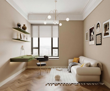 French Style A Living Room-ID:275940906