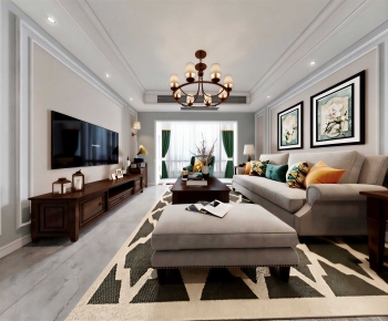 American Style A Living Room-ID:609312066
