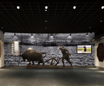 New Chinese Style Exhibition Hall-ID:990556003