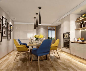 Nordic Style Dining Room-ID:916912084