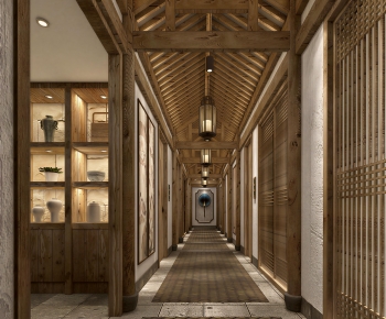 New Chinese Style Corridor-ID:133496056