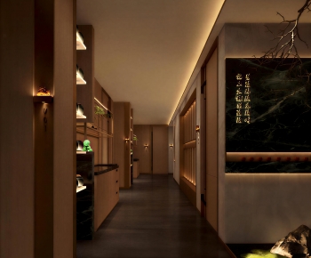 New Chinese Style Teahouse Tea House-ID:728574994